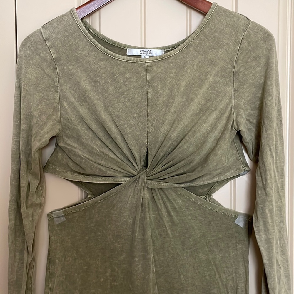 AnM Green Mini Dress